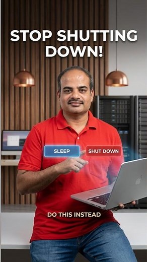 Should You Turn Off Your Laptop Every Night? (Sleep vs Shut Down) 💻#shorts #viral #youtubeshorts