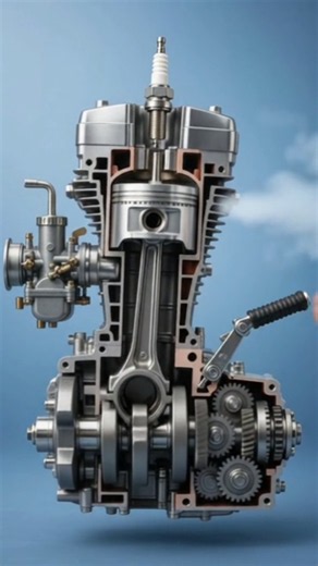 Inside a Motorcycle Engine: Every Part Explained ⚙️🏍️
