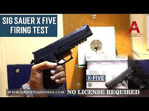 Sig Sauer X-Five ASP Pellet Pistol Firing Test and Review