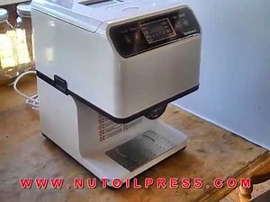 The Elegant Deluxe Automatic Nut & Seed Oil Press ~ TRUE Cold Press Expeller ~ www.nutoilpress.com