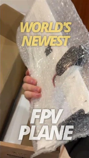 WORLD'S Newest FPV Airplane ✈️ #fpv #drones