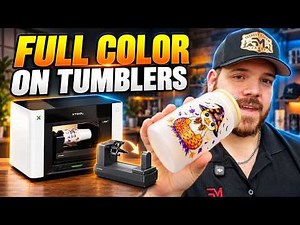 xTool OR1 Rotary: UV Printing Full Color Tumblers on the xTool Omni O1