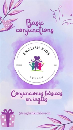 Tema: Conjunciones básicas en inglés!💖🥳 Nivel: Básico 📚 🎉Aprende ...