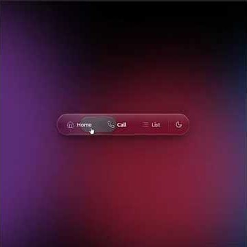 💻 شريط قائمة مع وضع ليلى الوان انسيابية css - java - html