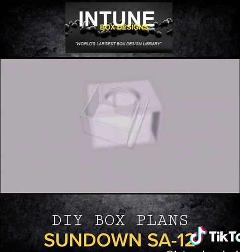 www.IntuneBoxDesigns.com Over 300 DIY box plans ready to download #IntuneBoxDesigns #SundownAudio #bassheadsoftiktok
