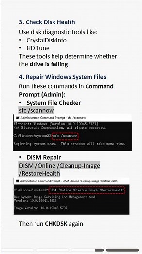 Is CHKDSK stuck during a scan on your Microsoft Windows PC? ⚠ #chk #stuck