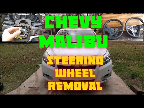 How to remove replace the steering wheel & air bag on a Chevy Malibu