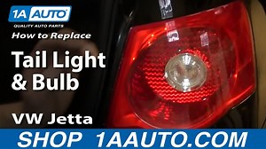 How to Replace Outer Tail Light and Bulb 2005-10 Volkswagen Jetta