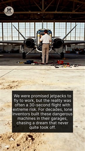 4.2K views · 62 reactions | The jetpack race was a dream of personal flight that never quite took off. | The History Page | Facebook