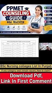 Best BSc Nursing Colleges In Punjab | List Of Nursing Colleges Under Baba Farid University (PPMET)