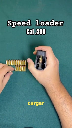 ¿Qué es un speedloader y para qué sirve? Cal .380