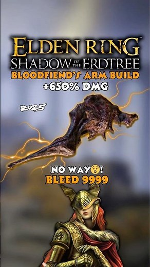 INFINITE BLEED: The Build That Breaks Elden Ring 2025 - Bloodfiend's Arm Build Elden Ring #eldenring