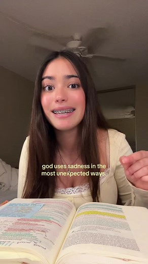 talking about how God uses our emotions to draw us closer to him! watch full video 🥹🥹 #biblestudy #christianity #bibleverseoftheday #viral #christianteenager