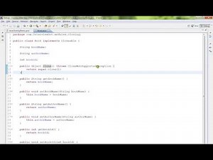 TAMIL HOW TO CLONE AN OBJECT IN JAVA DEMO