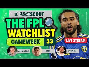 THE FPL WATCHLIST GW33 🔍 | BENCH BOOST, FREE HIT + WILDCARD! | Fantasy Premier League Tips 2025/26