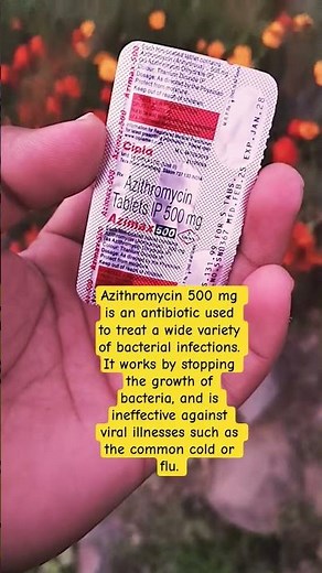 Azithromycin 500 mg uses - azimax 500 uses - antibiotic - medtalks