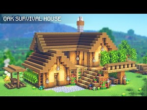 #MINECRAFT | How to Build cozy oak house | Easy Tutorial