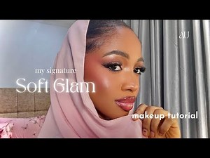 Signature Soft Glam Makeup 🎀| detailed tutorial + using *mostly* Nigerian makeup brands