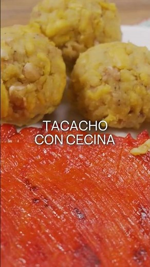 Cómo preparar tacacho con cecina
