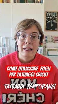 Tatuaggi Cricut temporanei