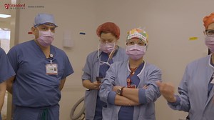 At Stanford Medicine, the Labeled Caps Initiative is transforming communication in the operating room. Led by a multidisciplinary team, this simple yet impactful step of adding names and roles to surgical caps has strengthened teamwork, improved connections, and fostered a deeper sense of inclusion and belonging among medical professionals. | Stanford Health Care