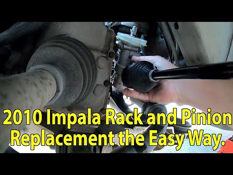Detailed 2010 Impala Rack and Pinion Replacement the Easy Way.