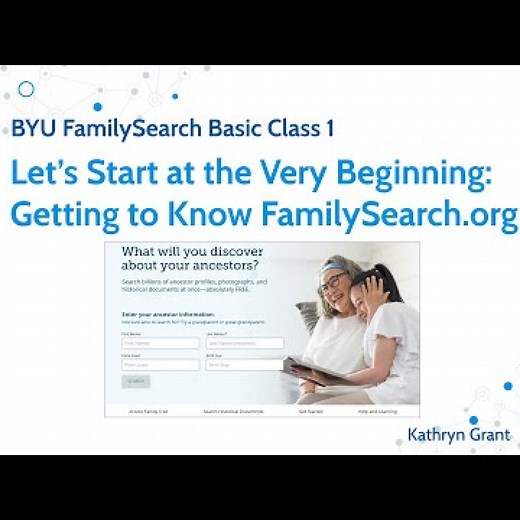 Getting to Know FamilySearch.org (for Latter-day Saints)