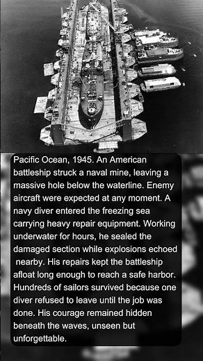 1 Navy Diver Repaired a Battleship Under Enemy Fire | Military History Talks