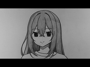 Cara menggambar anime cewek mudah untuk pemula langkah demi langkah