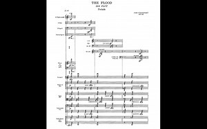 [曲谱同步] Igor Stravinsky - The Flood