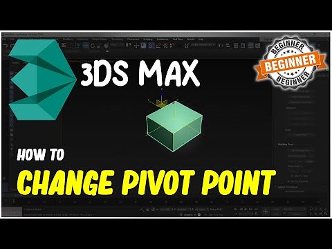 3Ds Max How To Change Pivot Point