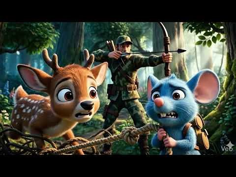 The Brave Mouse Saved the Deer | Emotional Animal Rescue Story