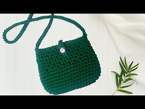 crochet bag step by step/ crochet crossbody bag tutorial