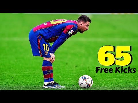 Lionel Messi 65 Free Kick Goals | Greatest Free Kick Taker in Football History