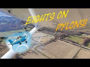 Commercial Pilot Practice - Eights on Pylons!
