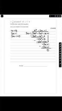 Factor Theorem | GCSE Further Maths #maths #gcsemaths #aqa #revision #factortheorem