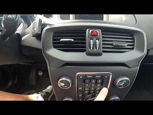 How to Manually Change Radio Station in Volvo V40 II ( 2012 – 2019 )
