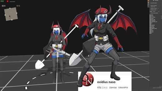 地狱之门：少女战争MOD，英雄单位：OvidiusNaso