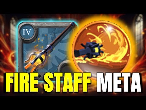 93% WIN RATE FIRE STAFF BUILD | Solo PvP | Albion Online | Top Builds For Beginners