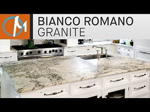 Bianco Romano Granite Kitchen Countertops | Marble.com