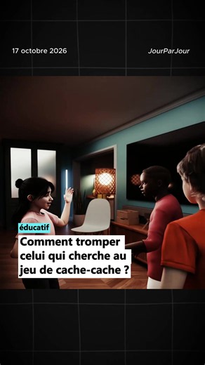 Comment tromper celui qui cherche au jeu de cache-cache 😏 #science #popularscience #savoir
