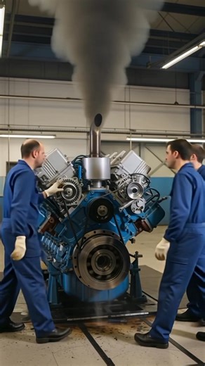 Precision checked | Engine start and running test Follow👉 Engine Academy #dieselmechanic #enginerepair #engineer #USAEngineering | Engine Academy