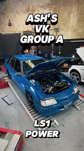 6.4K views · 80 reactions | We recently tuned Ash's immaculate VK Group A. This tidy car has an LS1 conversion - now with an Active #4 camshaft and a high stall torque converter. After tuning the VK produced 406rwhp and sounded tough. | Active Automotive and Performance Centre | Facebook