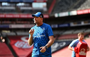 🗣️ | "If you make a mistake, they'll pounce on that. They're not scared to play with the ball" Jacques Nienaber spoke to SuperSport Rugby earlier this week, about the threats Emirates Lions will pose tomorrow afternoon #LIOvLEI #FromTheGroundUp | Leinster Rugby