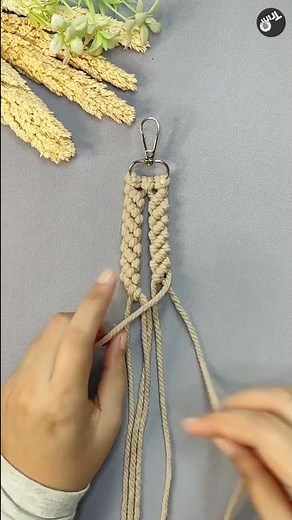 #shorts Macrame Keychain By Trini ID