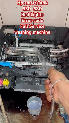 Hp smart Tank 530 580 Red Lights Full Service washing machine#hp #service#printersupportsoftware
