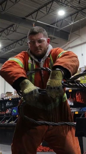 Start To Finish: 1 1/4 Standard Eye Wire Rope Lifting Sling #wirerope #howitsmade #liftingequipment