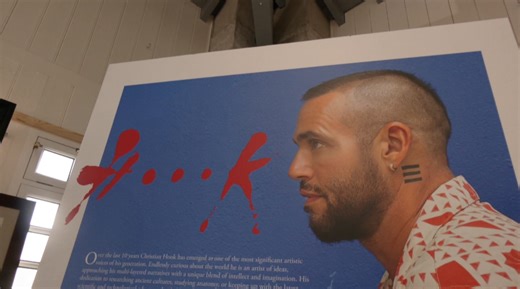 Artist Christian Hook hosts his first Open House art sale from his studio