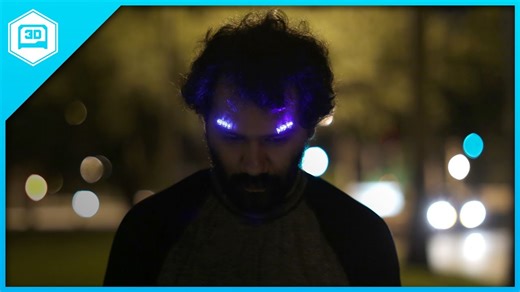 Add LED Eyes to your Costume #ElectronicHalloween