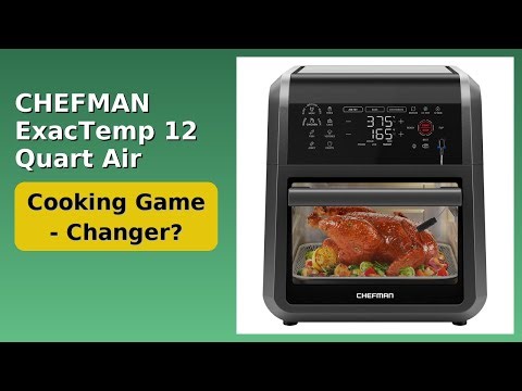 REVIEW (2026): CHEFMAN ExacTemp 12 Quart Air Fryer. Features.